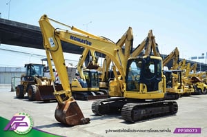 ขายแมคโคร KOMATSU PC128US-8 มีกล้องมองหลัง ชั่วโมงน้อย มือสองสภาพดี นำเข้าจากญี่ปุ่น โดย P&P Pro