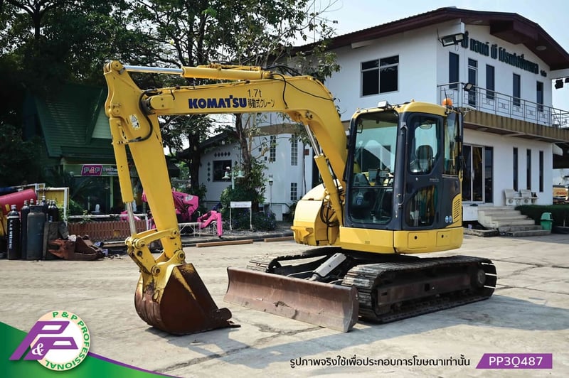 ขายแมคโคร KOMATSU PC78US-8 มีอาร์มเครน มีใบมีดดัน มือสองสภาพดี นำเข้าจากญี่ปุ่น โดย P&P Pro