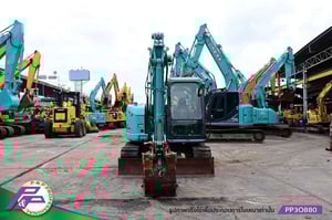 ขายรถขุด 7 ตัน KOBELCO SK75SR-3E-YT08 แทรคเหล็กพร้อมเกี๊ยะยาง มีใบมีดดัน มีอาร์มเครน ชั่วโมงน้อย มือสองสภาพดี นำเข้าจากญี่ปุ่น โดย P&P Pro ขายรถขุด 7 ตัน KOBELCO SK75SR-3E-YT08 แทรคเหล็กพร้อมเกี๊ยะยาง มีใบมีดดัน มีอาร์มเครน ชั่วโมงน้อย มือสองสภาพดี นำเข้าจากญี่ปุ่น โดย P&P Pro