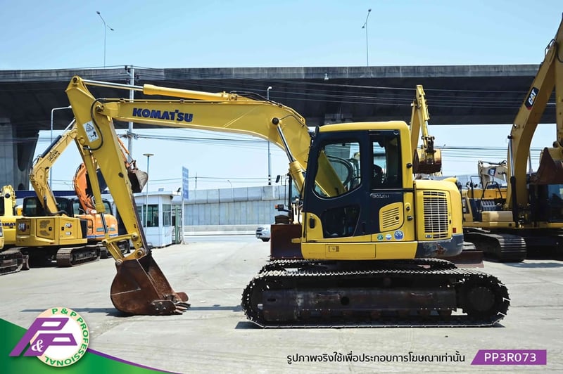 ขายแมคโคร KOMATSU PC128US-8 มีกล้องมองหลัง ชั่วโมงน้อย มือสองสภาพดี นำเข้าจากญี่ปุ่น โดย P&P Pro