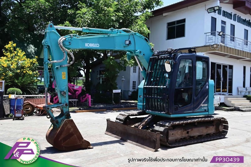 ขายแมคโคร KOBELCO SK75SRD-3E (YT08) แทรคเหล็กพร้อมเกี๊ยะยาง มีใบมีดดัน มีกล้องมองหลัง มีอาร์มเครน ชั่วโมงน้อย มือสองสภาพดี นำเข้าจากญี่ปุ่น โดย P&P Pro