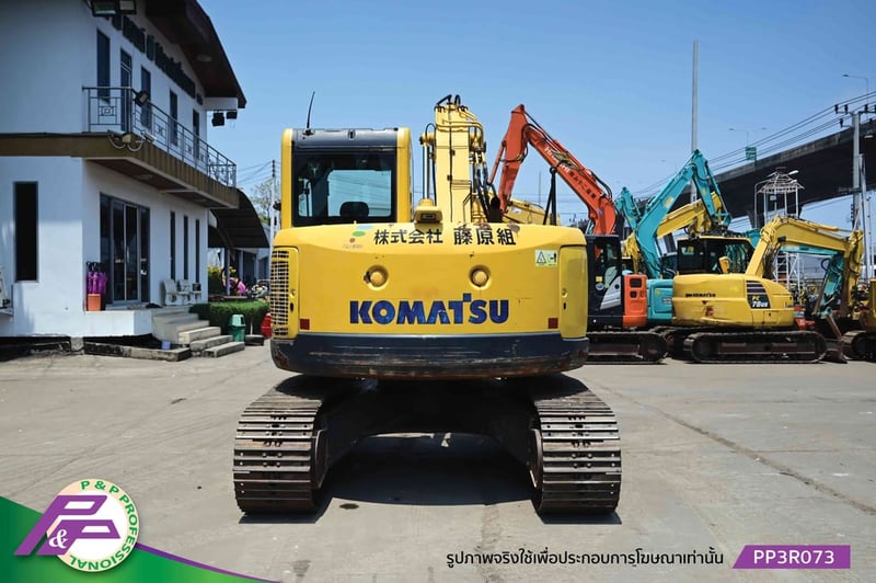 ขายแมคโคร KOMATSU PC128US-8 มีกล้องมองหลัง ชั่วโมงน้อย มือสองสภาพดี นำเข้าจากญี่ปุ่น โดย P&P Pro