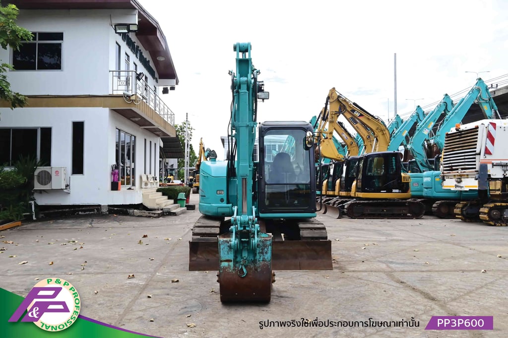 ขายแมคโครย่อม KOBELCO SK75SR-3 -YT07 แทรคเหล็กพร้อมเกี๊ยะยาง มีใบมีดดัน มีอาร์มเครน ชั่วโมงน้อย มือสองสภาพดี นำเข้าจากญี่ปุ่น โดย P&P Pro