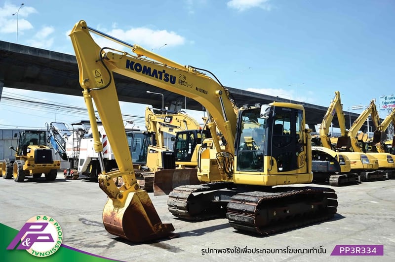 ขายรถขุด 13 ตัน KOMATSU PC138US-11 แทรคใหญ่พร้อมเกี๊ยะยาง มีกล้องรอบคัน มีอาร์มเครน ชั่วโมงน้อย มือสองสภาพดี นำเข้าจากญี่ปุ่น โดย P&P Pro