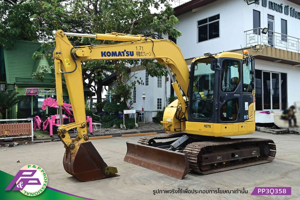 ขายแมคโครย่อม KOMATSU PC78US-8 มีอาร์มเครน มีใบมีดดัน มือสองสภาพดี นำเข้าจากญี่ปุ่น โดย P&P Pro ขายแมคโครย่อม KOMATSU PC78US-8 มีอาร์มเครน มีใบมีดดัน มือสองสภาพดี นำเข้าจากญี่ปุ่น โดย P&P Pro