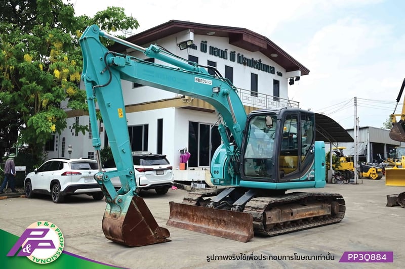 ขายแมคโคร KOBELCO SK125SR-5-YV08 แทรคเหล็กพร้อมเกี๊ยะยาง มีใบมีดดัน มีกล้องมองหลัง อาร์มครน ชั่วโมงน้อย มือสองสภาพดี นำเข้าจากญี่ปุ่น โดย P&P Pro