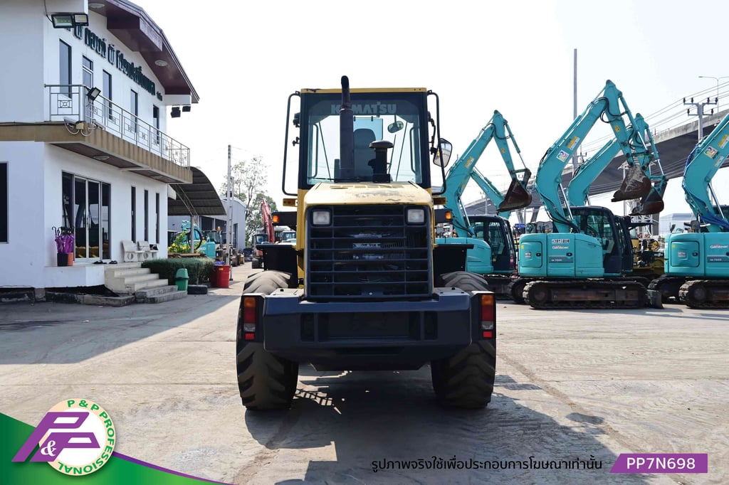 ขายรถตัก KOMATSU WA100-5 เทียบเท่า 910G2 ห้องเก๋ง มือสองสภาพดี นำเข้าจากญี่ปุ่น โดย P&P Pro