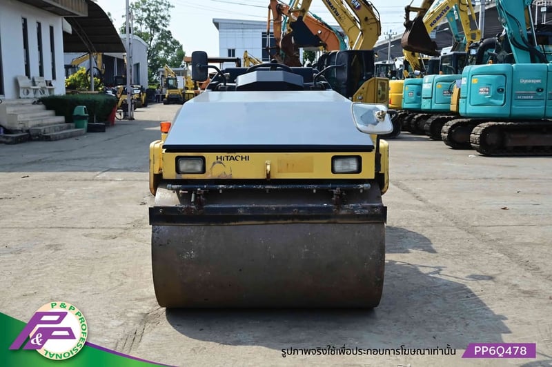 ขายรถบดหน้าเหล็ก-หลังยาง HITACHI CC150C-3A เทียบเท่า SAKAI TW502-1 เอวอ่อน ชั่วโมงน้อย มือสองสภาพดี นำเข้าจากญี่ปุ่น โดย P&P Pro