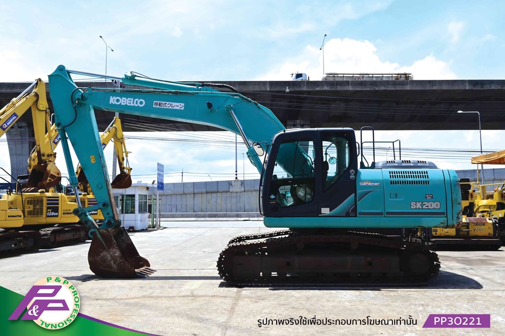 ขายรถขุด KOBELCO SK200-9 YN13 มีกล้องมองหลัง มีอาร์มเครน มือสองสภาพดี นำเข้าจากญี่ปุ่น โดย P&P Pro