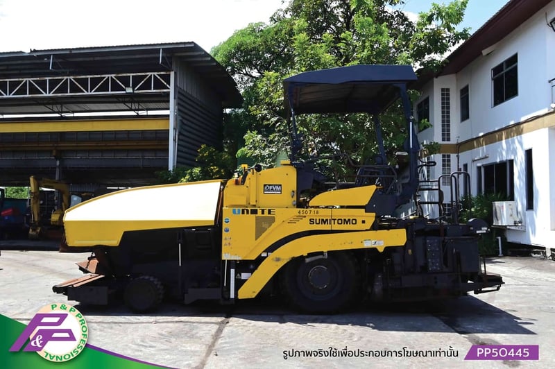 ขายรถปูยาง SUMITOMO HA60W-8 ปูกว้าง 6.0 เมตร ล้อยาง มี Tamper และ Vibrator มือสองสภาพดี นำเข้าจากญี่ปุ่น โดย P&P Pro ขายรถปูยาง SUMITOMO HA60W-8 ปูกว้าง 6.0 เมตร ล้อยาง มี Tamper และ Vibrator มือสองสภาพดี นำเข้าจากญี่ปุ่น โดย P&P Pro