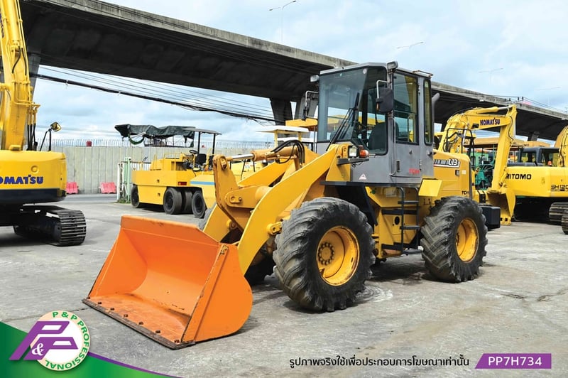 ขายรถตักล้อยาง TCM L13-3 เทียบเท่า WA100-5 และ 910G2 มือสองนำเข้าจากญี่ปุ่นโดย P&P Pro