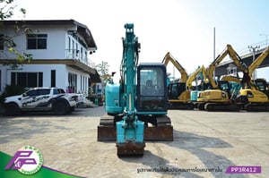 ขายแมคโคร 7 ตัน KOBELCO SK75SR-3-YT07 แทรคเหล็กพร้อมเกี๊ยะยาง มีไลน์หัวเจาะ มีใบมีดดัน มีอาร์มเครน ชั่วโมงน้อยมือสองสภาพดี นำเข้าจากญี่ปุ่น โดย P&P Pro