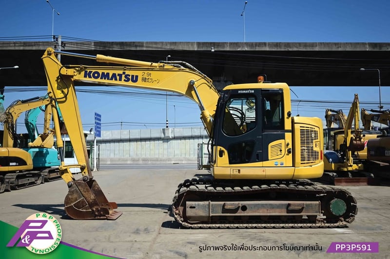 ขายแมคโคร KOMATSU PC128US-10 แทรคเหล็กพร้อมเกี๊ยะยาง มีอาร์มเครน มีกล้องมองหลัง ชั่วโมงน้อย มือสองสภาพดี นำเข้าจากญี่ปุ่น โดย P&P Pro