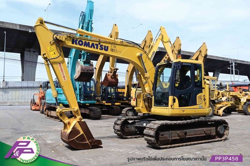 ขายแมคโคร 12 ตัน KOMATSU PC128US-10 แทรคเหล็กพร้อมเกี๊ยะยาง มีอาร์มเครน มีกล้องมองหลัง ชั่วโมงน้อย มือสองสภาพดี นำเข้าจากญี่ปุ่น โดย P&P Pro
