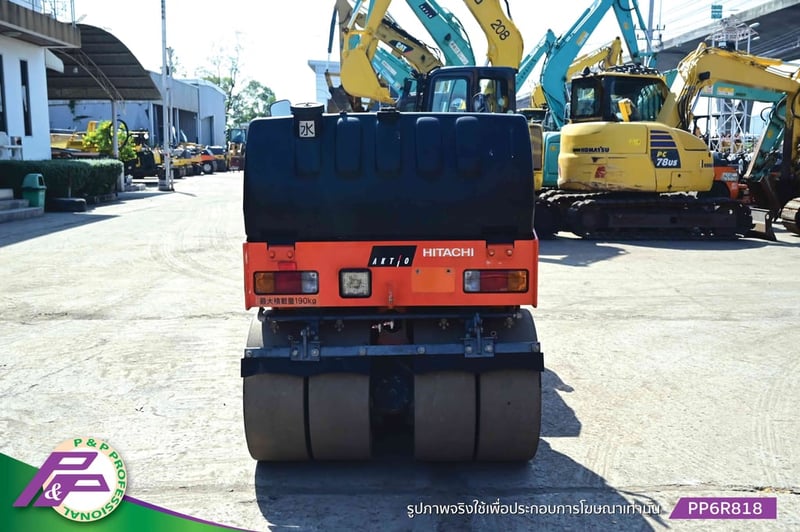 ขายรถบดหน้าเหล็ก-หลังยาง HITACHI ZC35C เทียบเท่า SAKAI TW352-1 เอวอ่อน ชั่วโมงน้อย มือสองสภาพดี นำเข้าจากญี่ปุ่น โดย P&P Pro