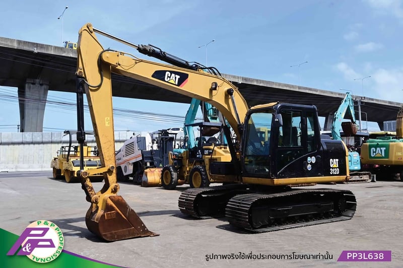 ขายแมคโคร CAT 312D แทรคใหญ่ มีอาร์มเครน มือสองสภาพดี นำเข้าจากญี่ปุ่น โดย P&P Pro
