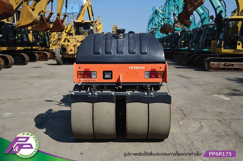 ขายรถบดหน้าเหล็ก-หลังยาง HITACHI ZC50C เทียบเท่า SAKAI TW502-1 เอวอ่อน มือสองสภาพดี นำเข้าจากญี่ปุ่น โดย P&P Pro