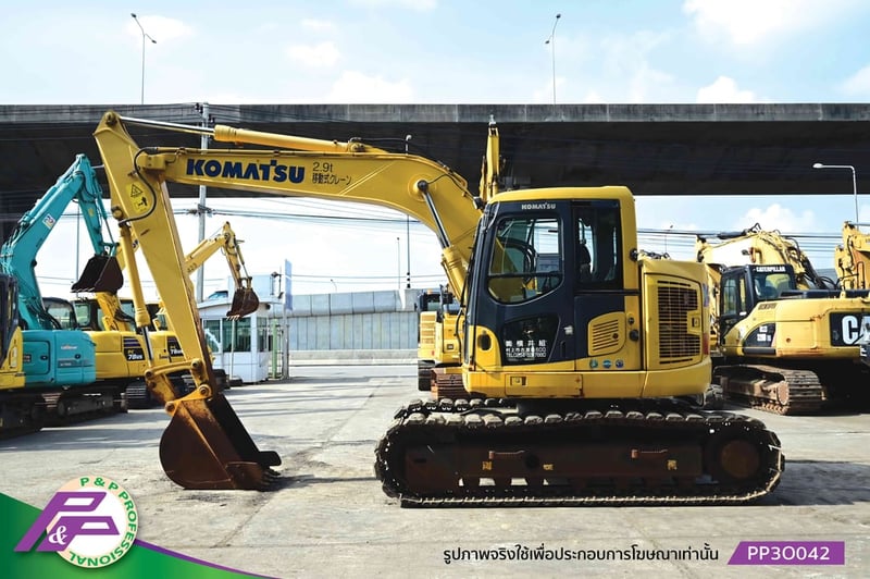 ขายรถขุด 13 ตัน KOMATSU PC138US-10 แทรคเหล็กพร้อมเกี๊ยะยาง มีอาร์มเครน มีกล้องมองหลัง มือสองสภาพดี นำเข้าจากญี่ปุ่น โดย P&P Pro