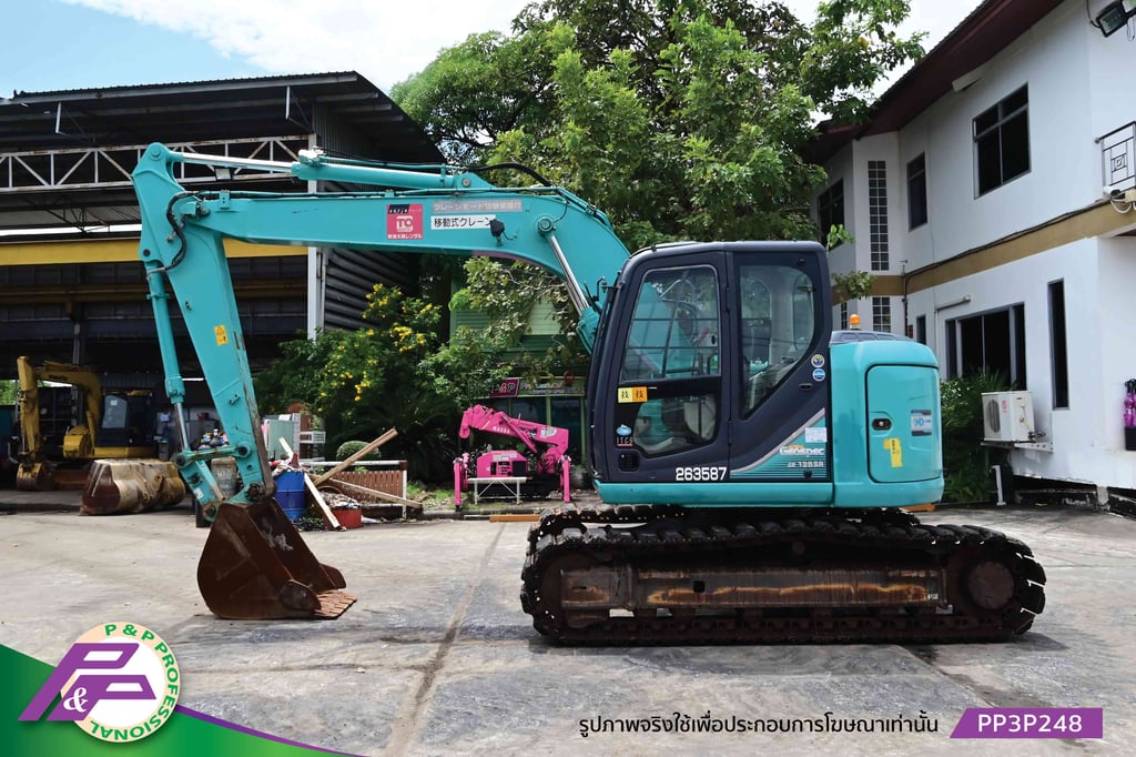 ขายรถขุด KOBELCO SK135SR-3 (YY07) แทรคเหล็กพร้อมเกี๊ยะยาง มีกล้องมองหลัง มีอาร์มเครน ชั่วโมงน้อย มือสองสภาพดี นำเข้าจากญี่ปุ่น โดย P&P Pro