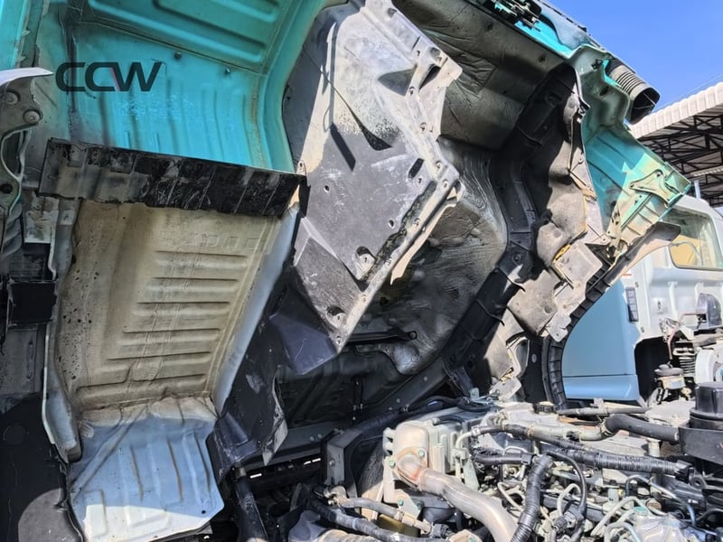 รถโม่ปูน 10 ล้อแท่นเตี้ย 5 คิว HINO MEGA EURO-5 เครื่อง JO8E:280 แรงม้า