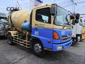 รถโม่ 6 ล้อ 3.5 คิว แท้ญี่ปุ่น🔥HINO MEGA เครื่อง JO7E ปั่นปูน: 225 แรงม้า🔥