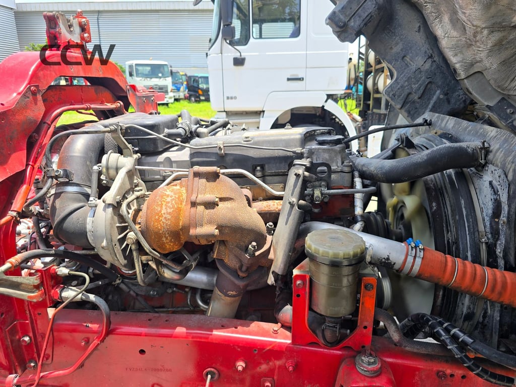 รถ 10 ล้อ แท่นเตี้ย ISUZU DECA FVZ34 เครื่องยนต์ 6HK1: 280 แรงม้า