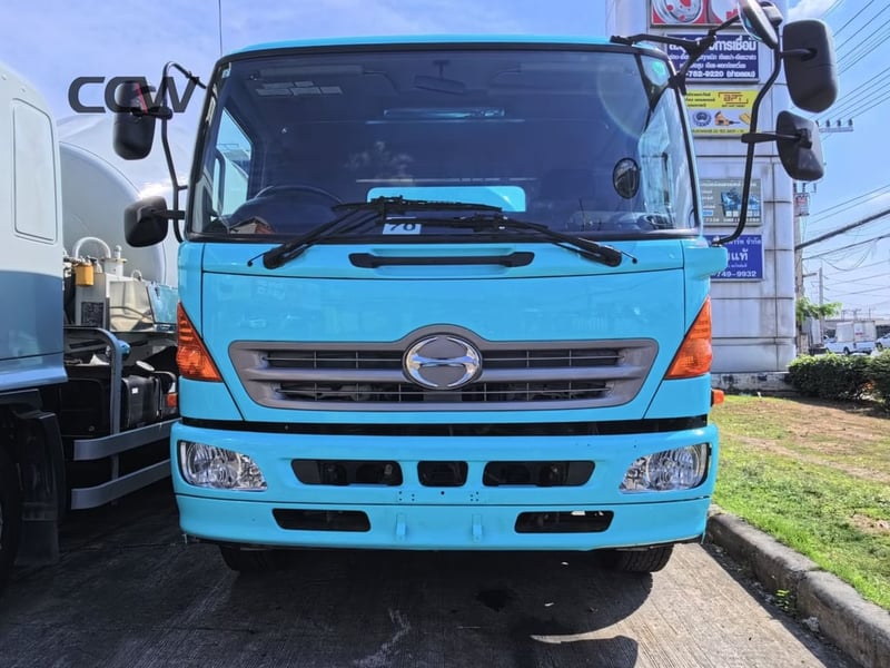 รถโม่ปูน 10 ล้อแท่นเตี้ย 5 คิว HINO MEGA EURO-5 เครื่อง JO8E:280 แรงม้า