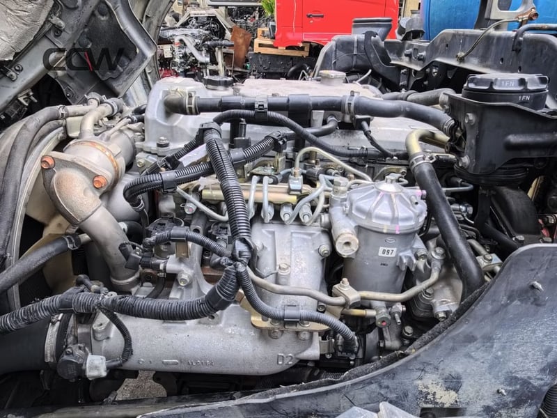 รถโม่ 6 ล้อ 3.5 คิว แท้ญี่ปุ่น🔥HINO MEGA เครื่อง JO7E ปั่นปูน: 225 แรงม้า🔥