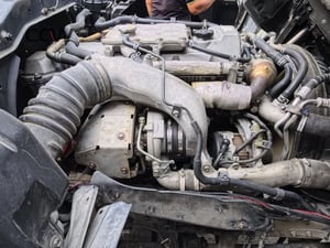 รถโม่ 6 ล้อ 3.5 คิว แท้ญี่ปุ่น🔥HINO MEGA เครื่อง JO7E ปั่นปูน: 225 แรงม้า🔥