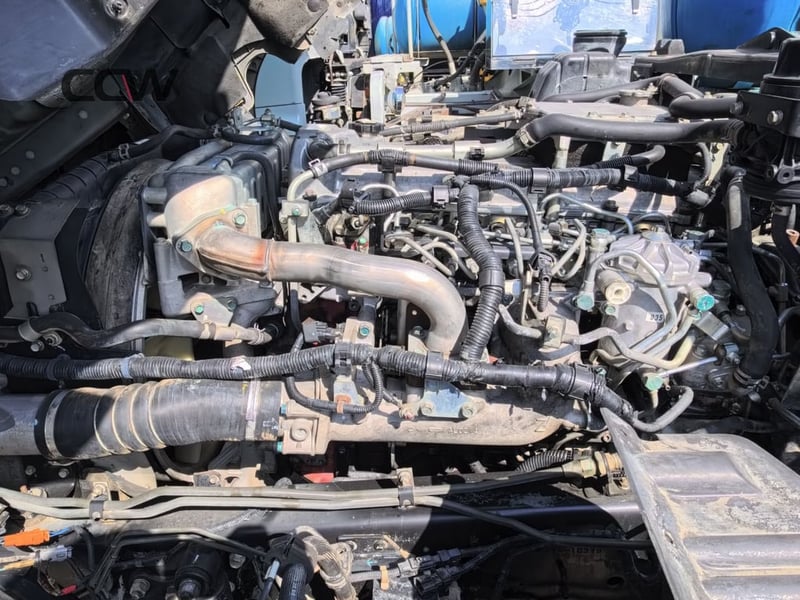 รถโม่ปูน 10 ล้อแท่นเตี้ย 5 คิว HINO MEGA EURO-5 เครื่อง JO8E:280 แรงม้า