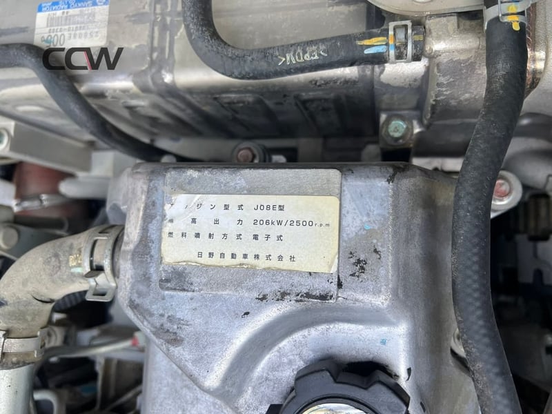 รถโม่ปูน 10 ล้อ 5 คิว HINO MEGA EURO-5 เครื่อง JO8E:280 แรงม้า