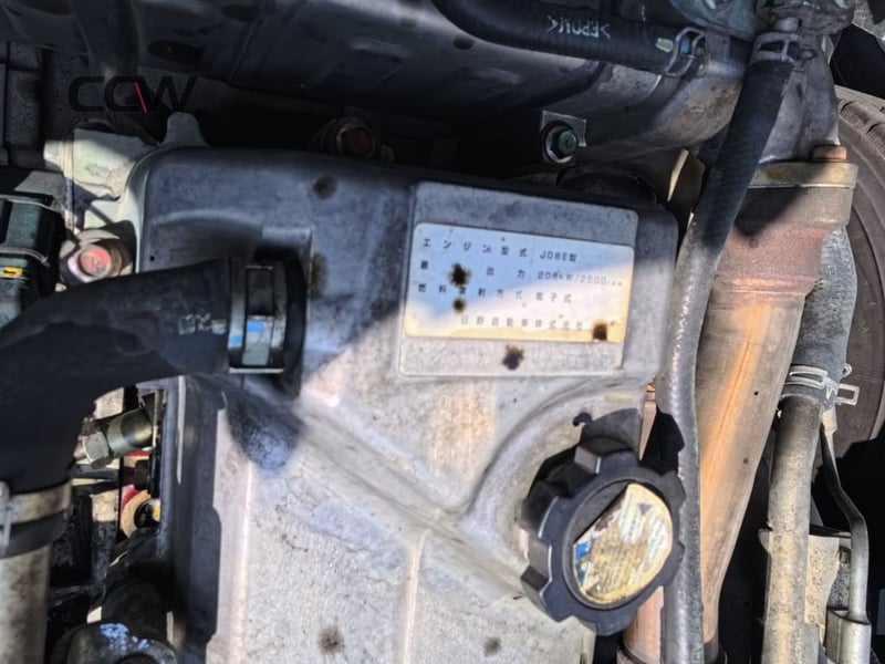 รถโม่ปูน 10 ล้อแท่นเตี้ย 5 คิว HINO MEGA EURO-5 เครื่อง JO8E:280 แรงม้า