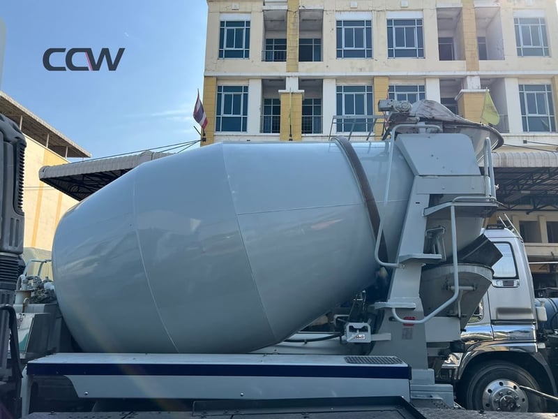 รถโม่ปูน 10 ล้อ 5 คิว HINO MEGA EURO-5 เครื่อง JO8E:280 แรงม้า