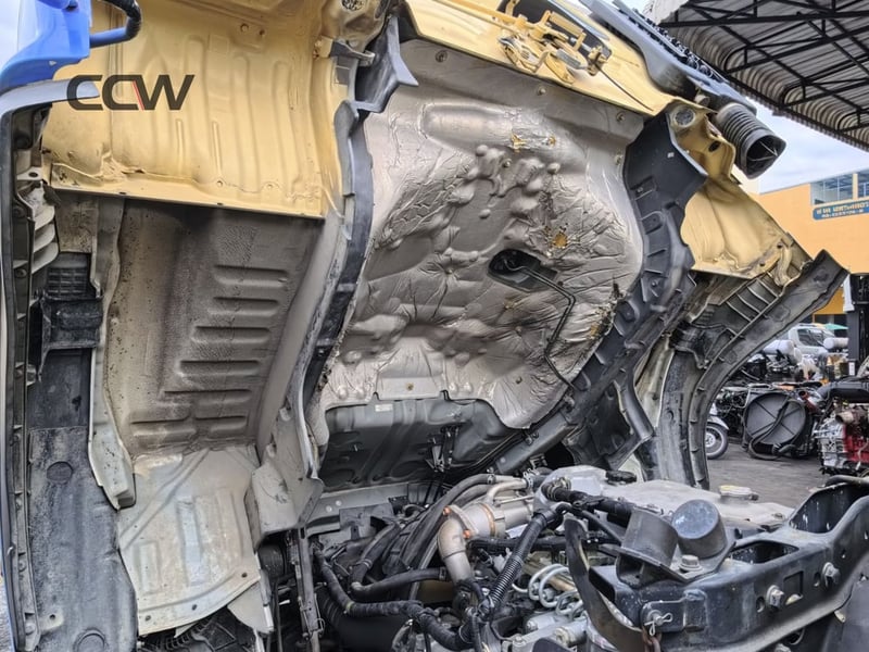 รถโม่ 6 ล้อ 3.5 คิว แท้ญี่ปุ่น🔥HINO MEGA เครื่อง JO7E ปั่นปูน: 225 แรงม้า🔥