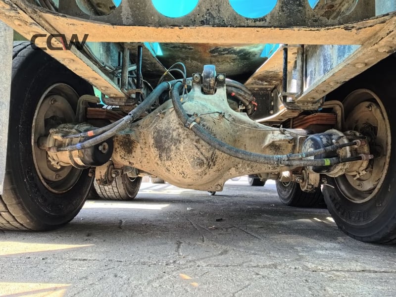 รถโม่ปูน 10 ล้อแท่นเตี้ย 5 คิว HINO MEGA EURO-5 เครื่อง JO8E:280 แรงม้า