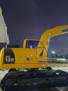 Komatsu PC130-8 จอเหลือง กล้องหลัง serial สูง