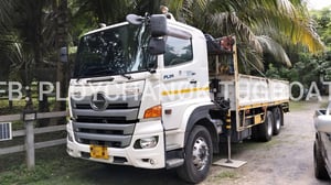 HINO FL 253แรงม้า รถบรรทุก 10ล้อ กระบะเหล็กติดเครน ปี2019 HINO FL 253แรงม้า รถบรรทุก 10ล้อ กระบะเหล็กติดเครน ปี2019