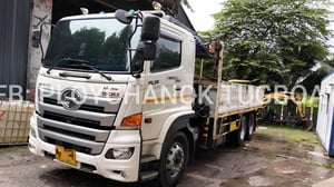 HINO FL 253แรงม้า รถบรรทุก 10ล้อ กระบะเหล็กติดเครน ปี2019 HINO FL 253แรงม้า รถบรรทุก 10ล้อ กระบะเหล็กติดเครน ปี2019