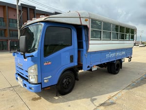 ISUZU NMR 130แรงม้า รถบรรทุก 4ล้อ กระบะเหล็ก ปี2016