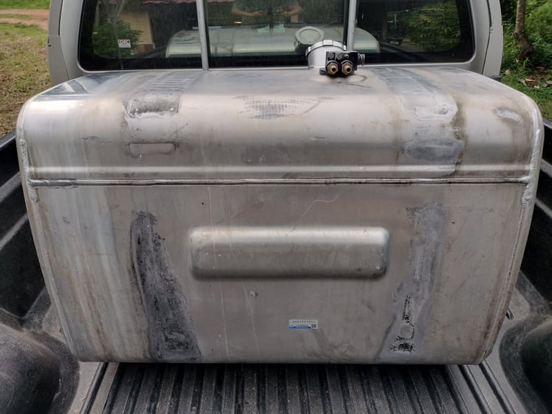 ถังน้ำมันอลูมิเนียม 400 ลิตร เก่าญี่ปุ่น 🇯🇵 