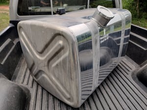 ถังน้ำมันอลูมิเนียม 400 ลิตร เก่าญี่ปุ่น 🇯🇵 