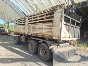 ขาย 1,150,000 รถดั้มเสาธงพ่วงแม่ลูก ISUZU 360 ปี 57 วิ่งน้อย 345,000 กม.หัวบาง ยางดี ครัชซีสวย ลูกพ่วงดั้มเสาธง 3 เพลา ครัชซีสวย ยางดี รถพร้อมใช้งาน 