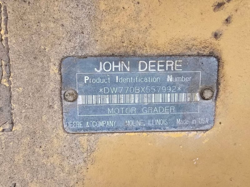 #ขายสวยถูก รถเกรด JOHN DEERE DW770B เอกสารเล่มทะเบียน  รถสวยพร้อมใช้งาน 