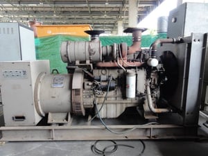 #ขายถูก 195,000 เครื่องปั่นไฟ 160 KVA เครื่องขมิ้น ไดร์ JAPAN สภาพ 90% 