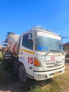 ขาย 590,000 รถ 6 ล้อโม่ปูน HINO MEGA 150 แรง หัวบาง ยางดี ครัชซีสวย 