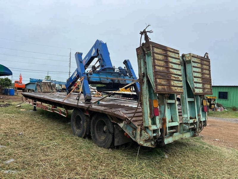 #ขาย 595,000 หัวลากหางโรเบส หัวลาก HINO FM3M 2 เพลา เครื่องดี ครัชซีสวย ยางดี หางโรเบส 2 เพลา กว้าง 2.50 ม.กางปีกข้างละ 25 ซม. ยาว 12 ม.