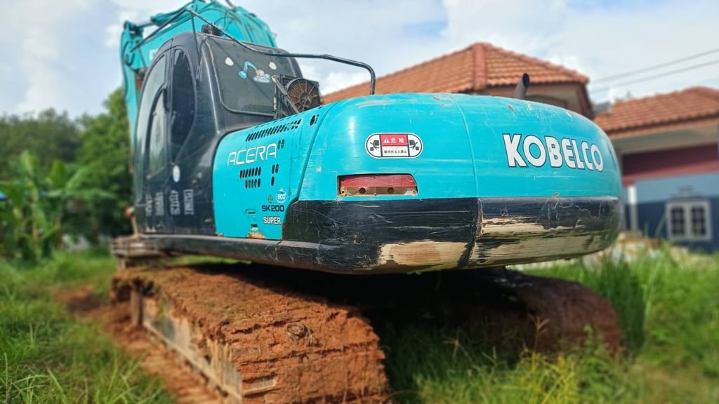 ขาย 395,000 KOBELCO SK200-5 SUPER ไฟฟ้าครบ เครื่องดี ปั้มแรง โซ่หนา เล่มทะเบียน แอร์หนาว ขาย 395,000 KOBELCO SK200-5 SUPER ไฟฟ้าครบ เครื่องดี ปั้มแรง โซ่หนา เล่มทะเบียน แอร์หนาว
