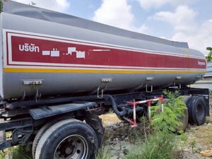 ขาย 129,000 ลูกพ่วงน้ำมันพืช 3 เพลา หรือเอาไปบรรทุกน้ำได้เลย ถังสวยมาก เอกสารเล่มทะเบียนพร้อมโอน 