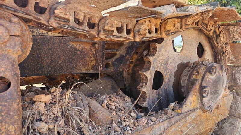 #ขายถูก  95,000 รถแทรคเตอร์ CAT D 4 เครื่องดี เกียร์ตัดแรง ช่วงล่างดี