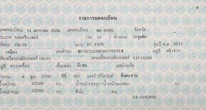 ขาย 590,000 VOLVO EC210B PRIME เล่มทะเบียน ไฟฟ้าครบ เครื่องดี ปั้มแรง เอวแน่น ช่วงล่างสวย รถพร้อมใช้งาน